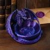 Tabletop Trinket Tray 3D Printed Dragon Jewelry Tray, Fantasy Catchall, Gothic Key Handmade Resin Alternative Holder, Medieval Desktop Storage