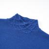 Women's 100% Cashmere Semi-High Neck Knit Sweater