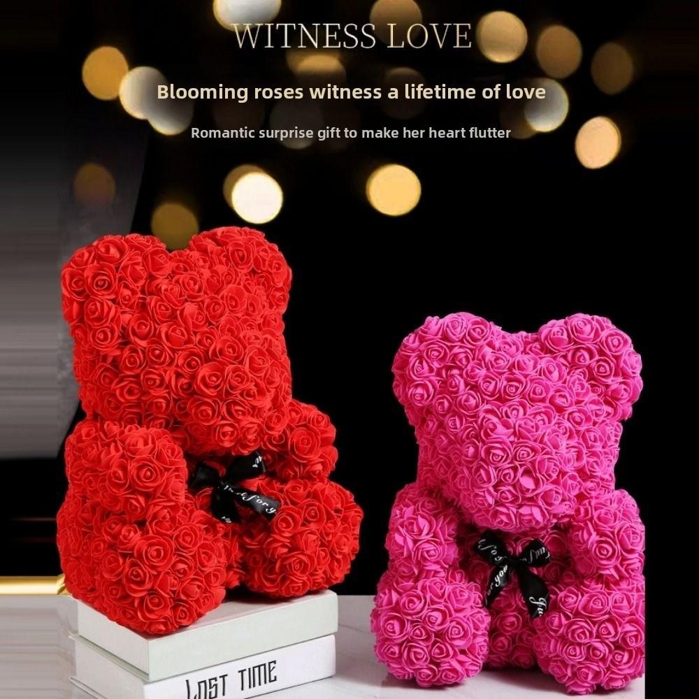 High Quality Multicolors Artificial Flower 15*15*22cm/16*16*24cm Rainbow Mom Mother's Day Flower Anniversary Gifts & Decorations