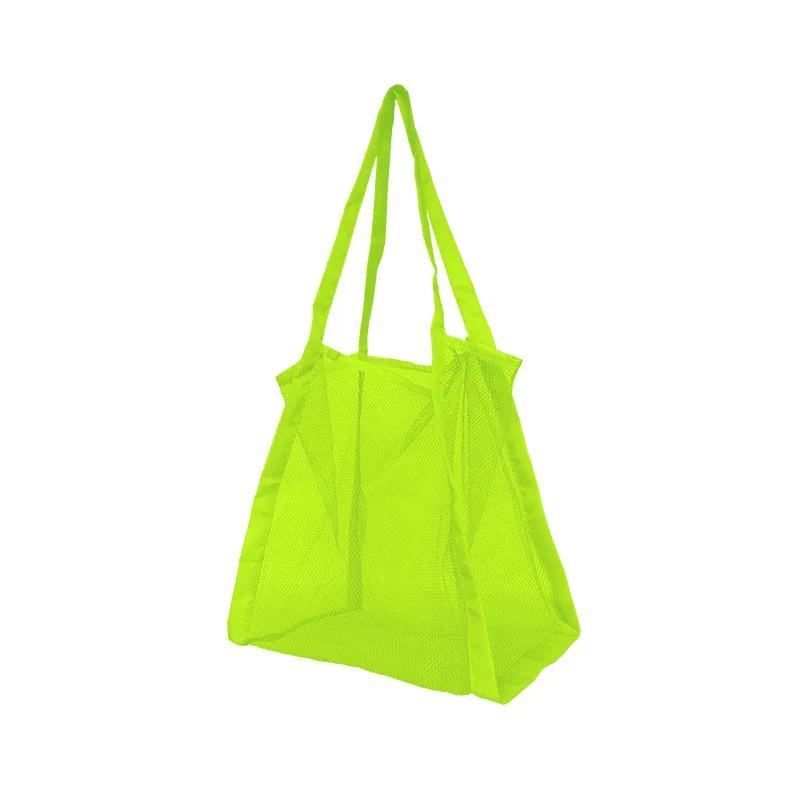 Tragbare Netztasche für den Außenbereich, Handtasche, Aufbewahrungstaschen für Kinderspielzeug, Schwimmen, große Strandtasche für Handtücher, Damen, Kosmetik-Make-up-Organizer