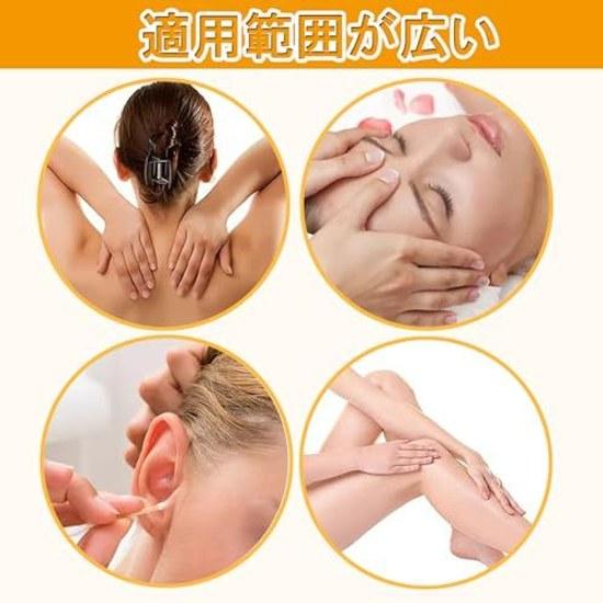 Face massage spring type ear acupressure stick rod made brass position confirmation portable usable whole body supplies.