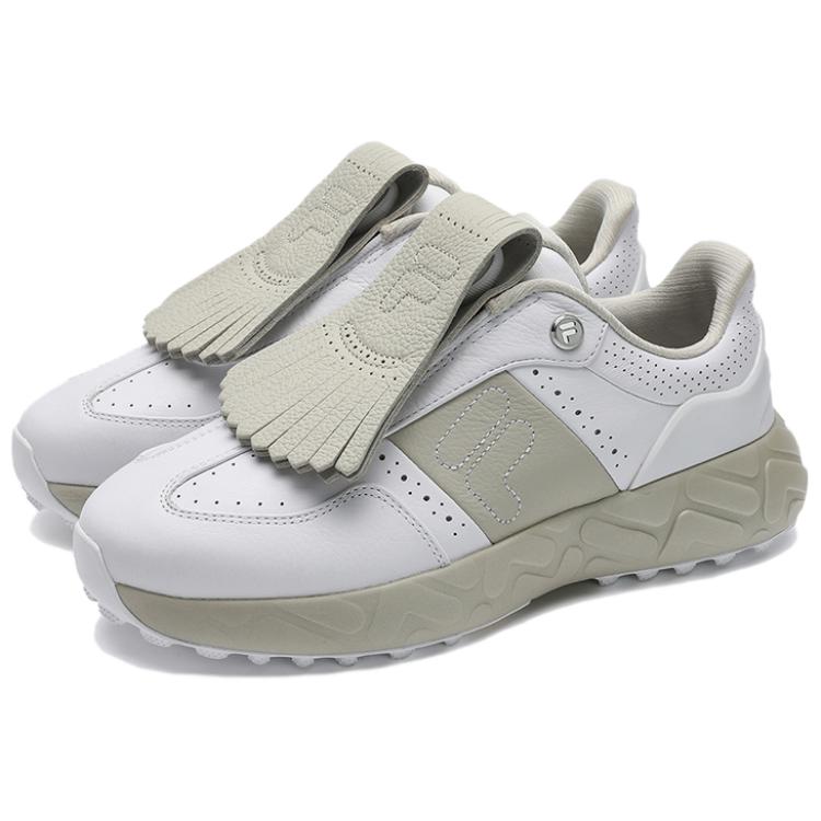Fila Gf Driver Comfortable Durable Low Top Golf Shoes Women sneaker White A12W521705F-WT