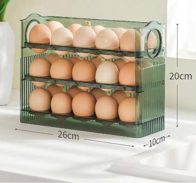 

1PC Egg Storage Box Refrigerator Organizer Food Containers Egg Fresh-Keeping Case Holder Tray Dispenser Kitchen Storage Boxes