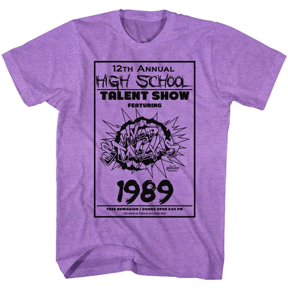 

Bill & Ted s Movie High School Talent Show 1989 Wyld Stallyns Men s T shirt L
