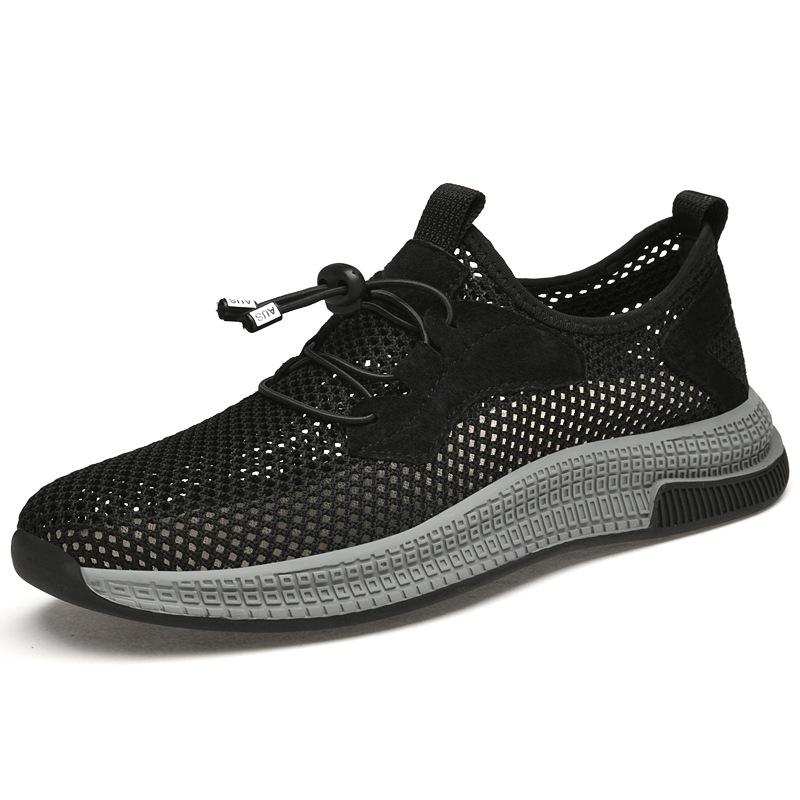 Men s Breathable Mesh Slip-On Casual Shoes - Versatile, Soft Sole, Trendy Summer Style. Size 36