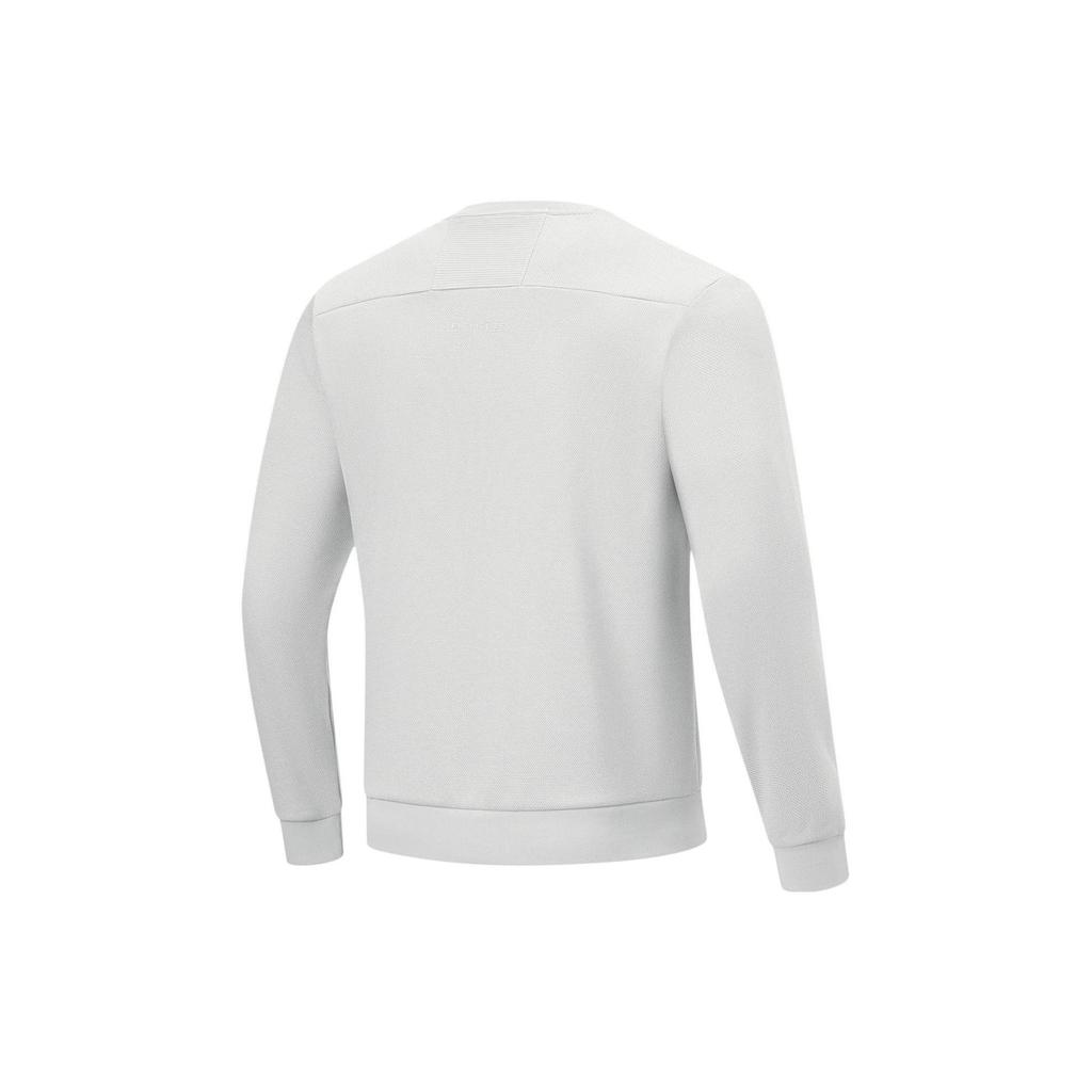 Li Ning Fitness Series Sweatshirt Men's Mixed Color Stone Gray AWDT433-3