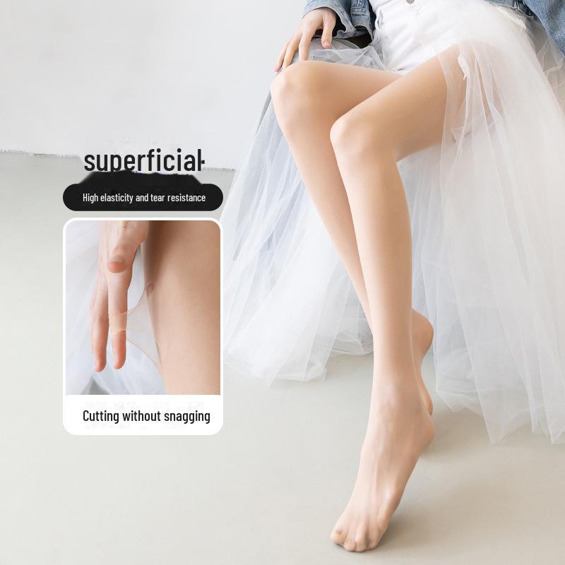 

Ультратонкие невидимые черные чулки для женщин, весна/лето, телесного цвета, больших размеров Mask big T, One Size