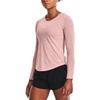 Under Armour Streaker Dry Comfortable Running Long Sleeve T-Shirt With Hollow Back Design Women Tops Pink 1370339-676