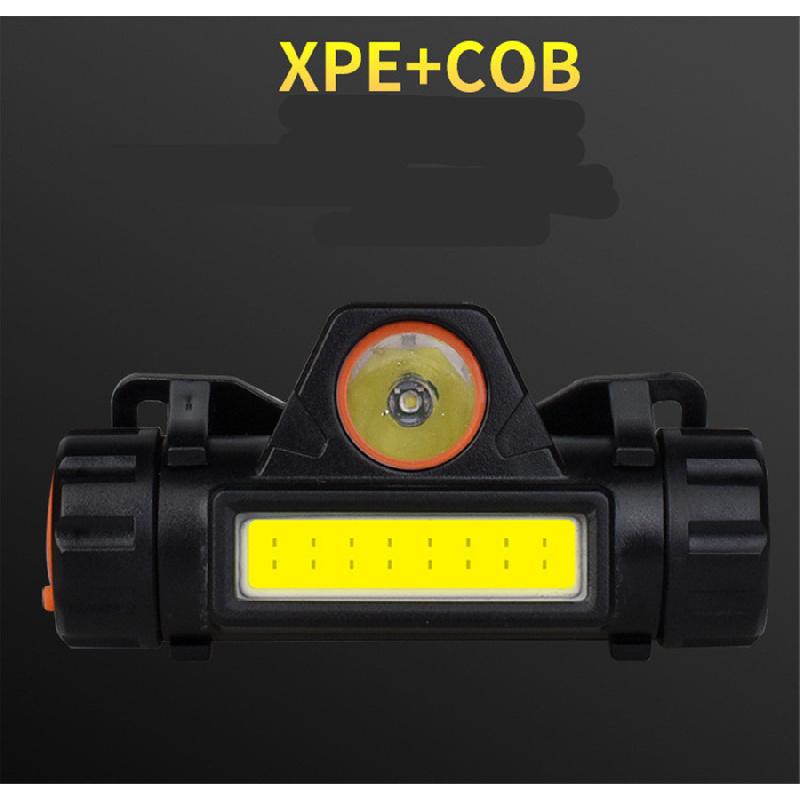 Powerful Head Lamp For Fishing, Camping, Hiking, Led Lantern, Usb-Chargeable, Waterproof