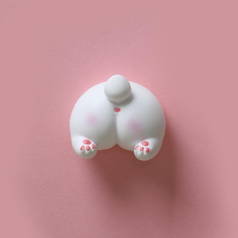 Animal Front and Back Refrigerator Magnets Cartoon Cute Bunny Magnet Year of The Rabbit Decoration