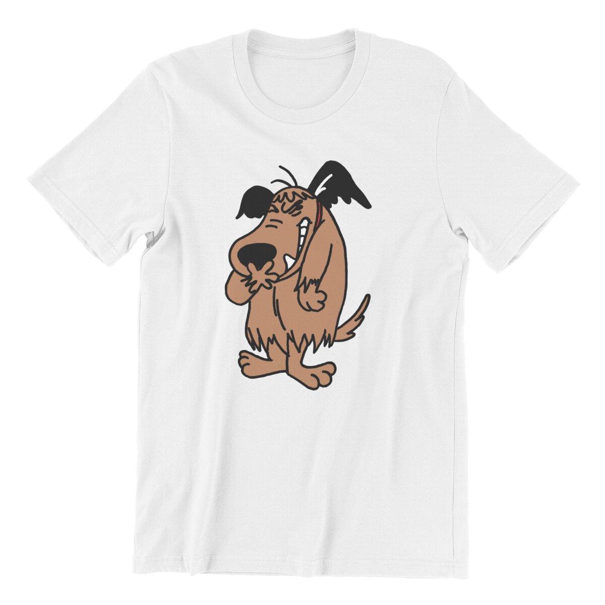 

Leisure Muttley Mutley Cartoon Laughing Laugh Dog T-Shirts Men O Neck Cotton T Shirts Short Sleeve Tee Shirt 6XL Tops L