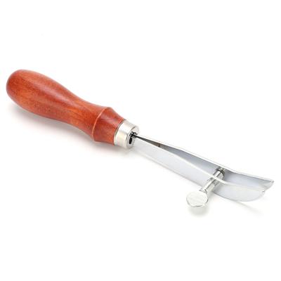 Creaser de Margine Ajustabil din Oțel Inoxidabil, Edger pentru Piele, Instrument de Lucru DIY, Accesorii