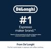 De'Longhi Knock Box DLSC072 for De'Longhi Espresso Machine Made in Italy Shock Absorbing Rubber Base Coffee Grounds Container Authentic Accessory