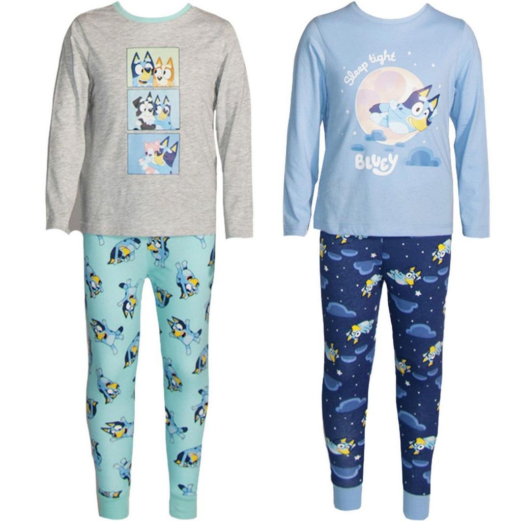 Bluey Childrens/Kids Characters Long Pyjama Set