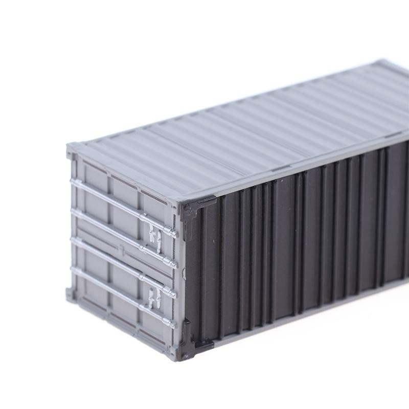 1:87 skala Container Modell 20 Fuß Fracht Für Eisenbahn Szene Layout Zubehör