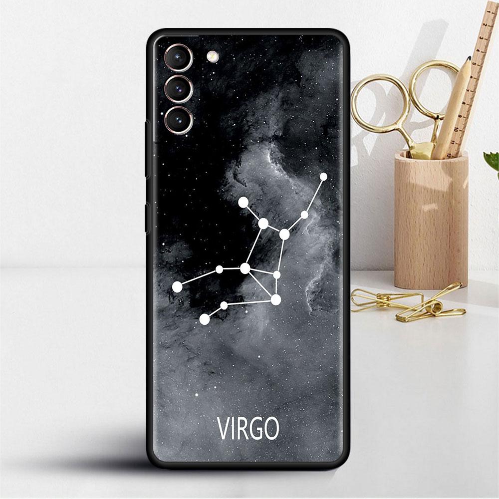 Etui na Samsung Galaxy S20 S22 Ultra S21 FE S10 S9 Plus Note 20 10 Lite 9 Miękkie etui na telefon Muszla Dwanaście Konstelacji