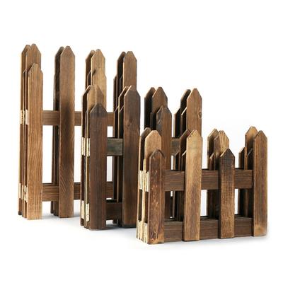120cm Mini Recinzione Barriera Fai da Te Giardino delle Fate in Miniatura Recinzione Artigianato in Legno Statuetta Ornamento Casa delle Bambole Decorazione Accessorio