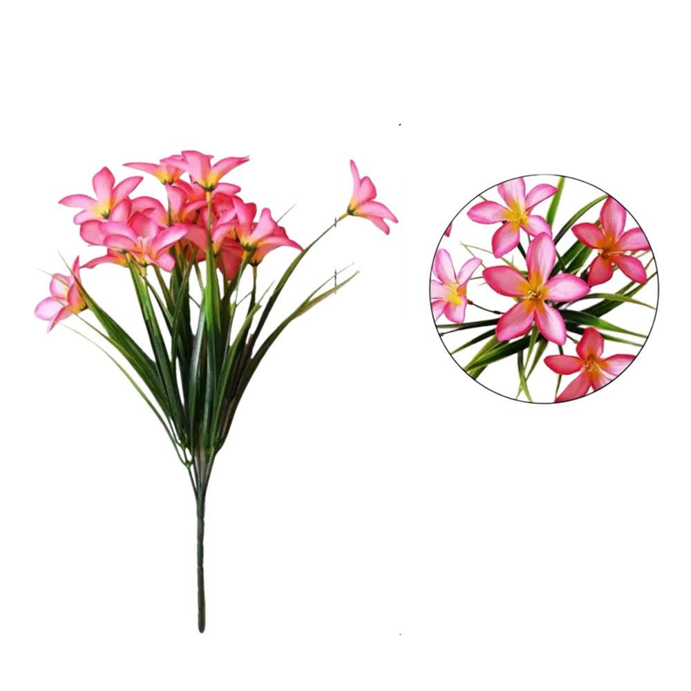 Plastic Daffodil Orchid Simulation Artificial Flowers Artificial Orchid Flower  Photograph Props розовый