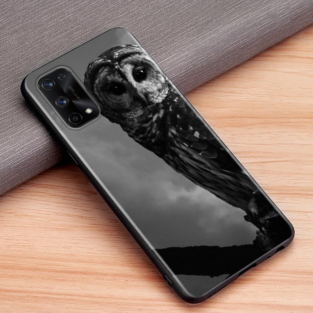 Cute Baby Owl Animal For Realme 10 Case Cover Realme 6 7 8 9 10 11 Pro Plus 8i C20 C21 C21Y C33 C35 C53 C55 Soft Silicone Cases
