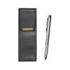 Eco-Leather Pen Case Black, All-Metal Rotating Ball & Sharp Notch Grip Set, 2-Pack T23-BR-B-BSMM-2, Made In Japan Faux Leather Pen Case, 2-in-1