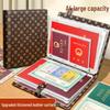 A4 Home Document Organizer for Household Records: Register, Vaccination, Birth Certificate, Property Deed Storage.