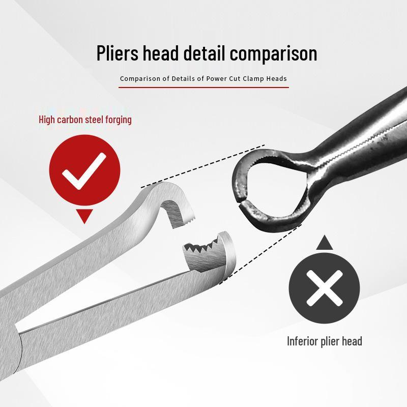 Multi-Purpose Diagonal Pliers: Wire Cutting, Oil Pipe Separation, Car Circuit Maintenance