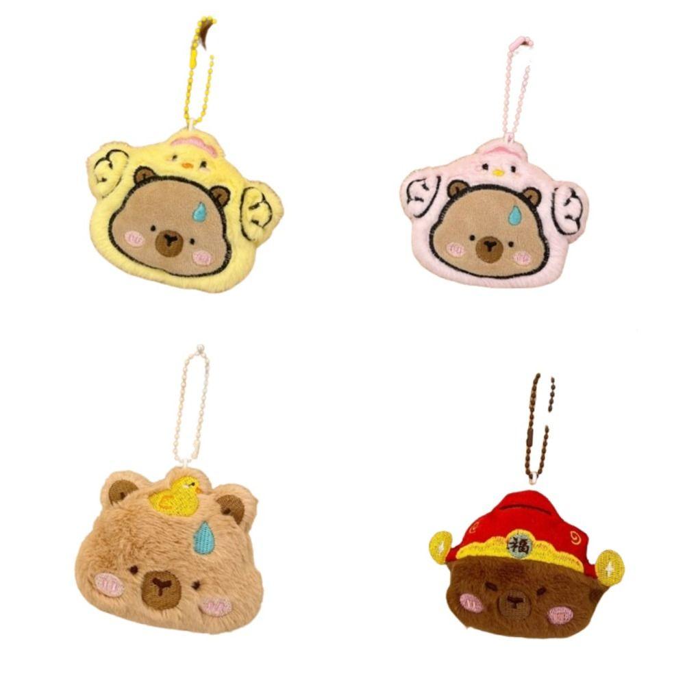 

Simulation Capybara Capybara Plush Pendant Cartoon Capybara Plushie Doll Kids Style 1