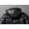 Chinese Size Raglan Sleeve Thick Men Leather Jacket Hood Warm Duch Down Coat Winter Jackets Genuine Cow Leather Coats Mens Clothing