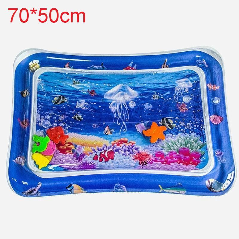 Inflatable Baby Water Play Mat With Refillable Pvc For Crawling Development And Baby Gift
