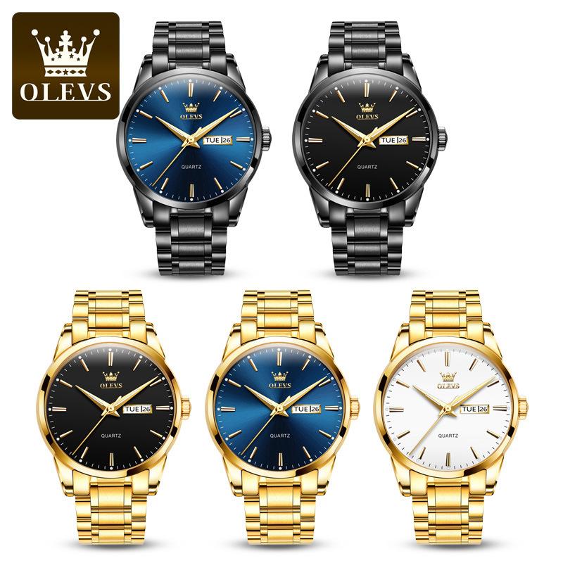 OLEVS Brand Watch Quartz Watch Multifunctional Waterproof Luminous Men Watch Men Watch