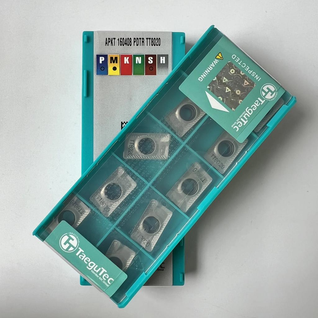TaeguTec / APKT160408PDTR TT8020 / Original carbide blade 10 Pcs