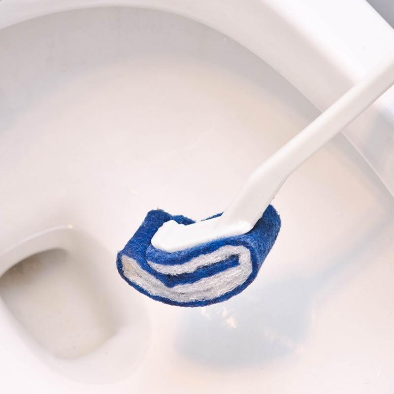 Perie de toaletă nouă nelavabilă, perie de toaletă pentru curățarea gospodăriei, perie cu peri moi fără colțuri moarte, perie pentru scaunul de toaletă