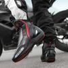 37-46 Men/Women High Top Genuine Leather Sports Shoes Rotating Button Outdoor Cycling Sports Motorcycle Boots