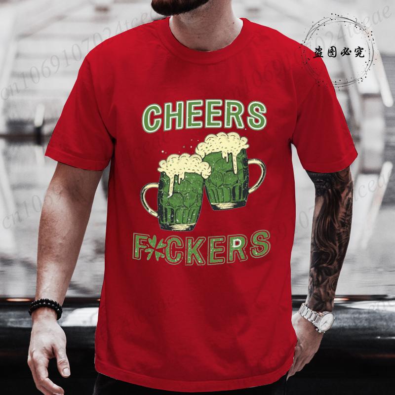 Men's Tshirt Clothing,Saint Patrick's Day Drinking T-Shirts,Beer Squad St Pattys Shirt, Green Day Tee T-Shirts Short Sleeve Tops