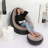 Inflatable Armchair with Footrest, Garden Beach Lounger