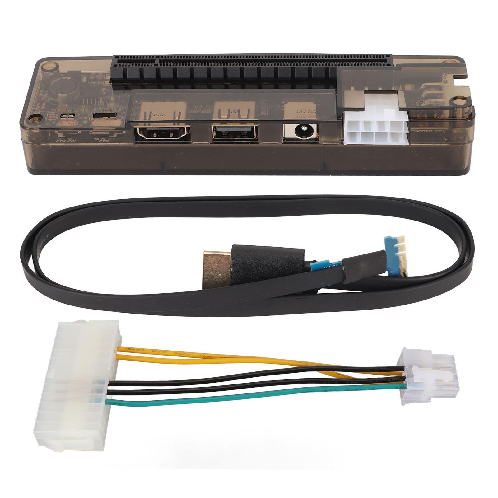 

Док-станція для відеокарти ноутбука NGFF M.2 A Key 6Pin 8Pin Stable Safe ABS External EXP GDC for PC Computer