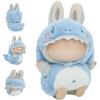 Cute Animal Clothes for 17cm Small Doll – Soft Plush Outfit Set for Doll Dress Up – Bee Costume & More (NO Doll)