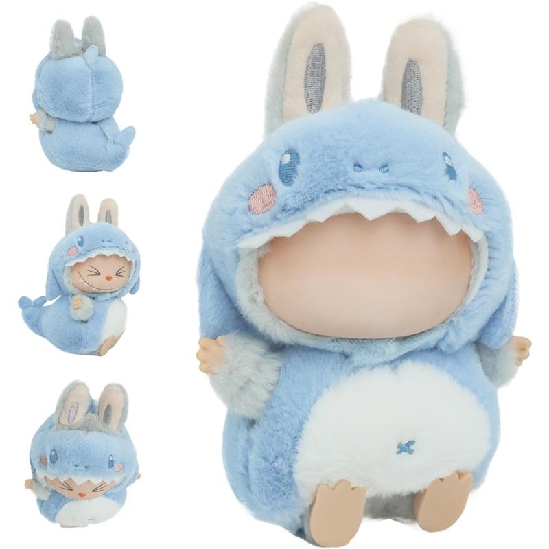 Cute Animal Clothes for 17cm Small Doll – Soft Plush Outfit Set for Doll Dress Up – Bee Costume & More (NO Doll)