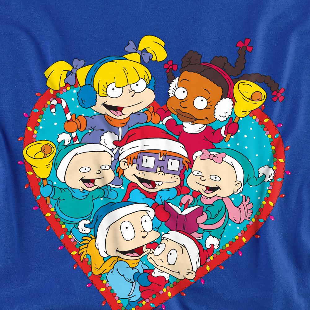 Rugrats Unisex Adult Tommy Chucky & Angelica Photograph Christmas Sweatshirt