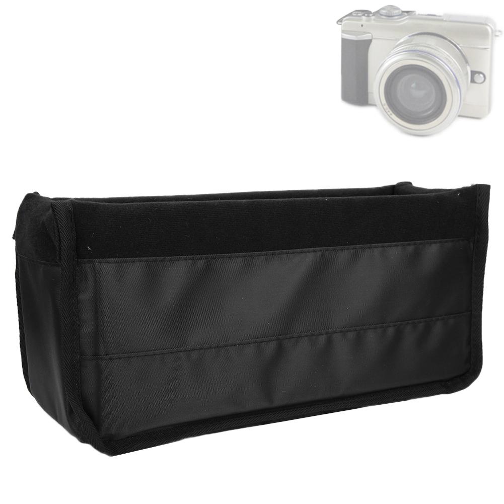 Waterproof Shockproof DSLR Camera Lens Insert Bag Padded Partition Case Pouch