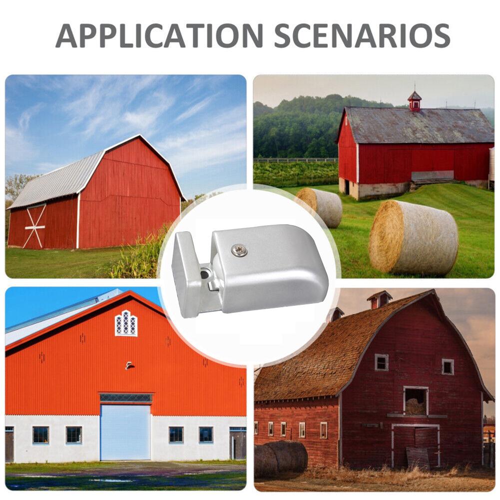 Einfache Installation Verstellbare Schiebetür Bodenbeschläge Untere Scheunentürführung Rolle mit einfachem Einrichtungsprozess