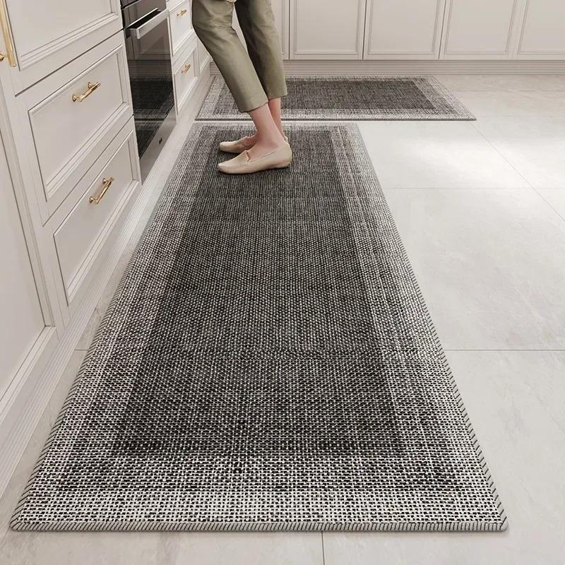 Carpet for Kitchen Floor Mat Runner Rug Solid Color Carpet Long Foot Mats Minimalist Style Home Decoration Rugs