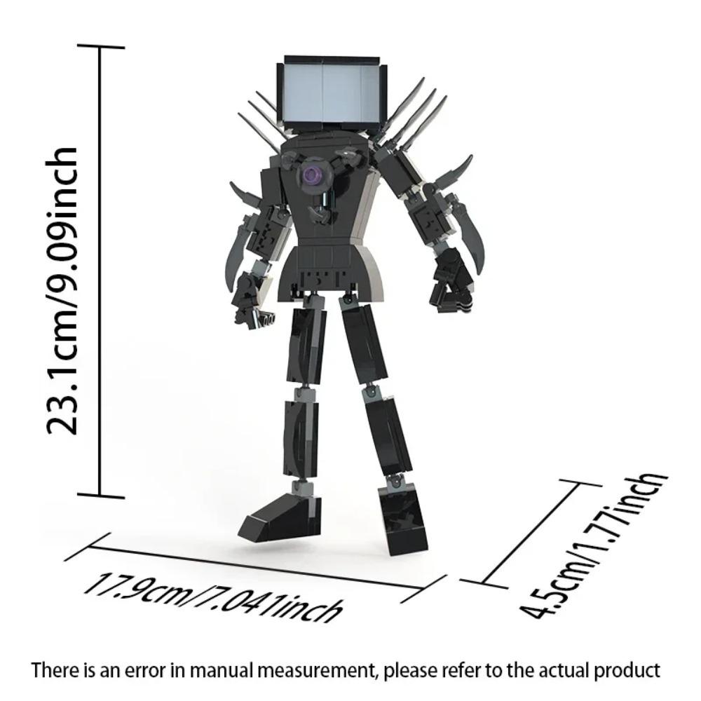 Moc Skibidi Toilet Action Figures Modello da costruzione Blocchi Camerman Titan Speakerman Surveillance Man TVMan Ragazzi Giocattoli per bambini Regali