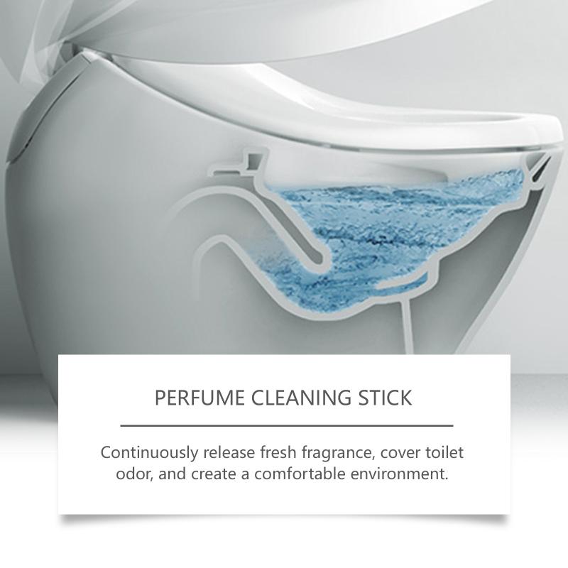 Perfumed Toilet Cleaning Stick Maximum Stain Removal with Fragrant Aroma Keeps Toilets Odor Free for Busy Household Bathrooms