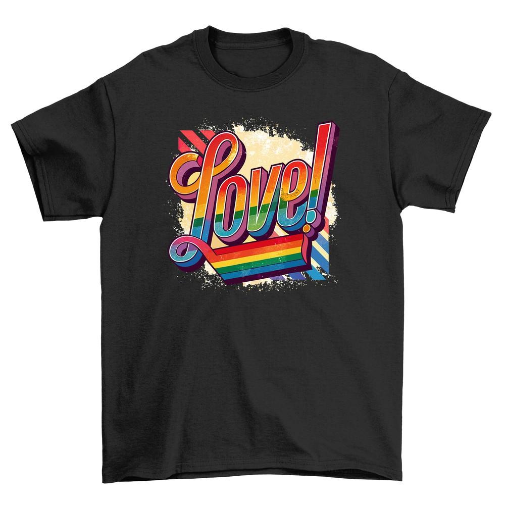 Pride_76 Love T-shirt - Spread Love with This Funny Tee! Unisex Design, Funny T-