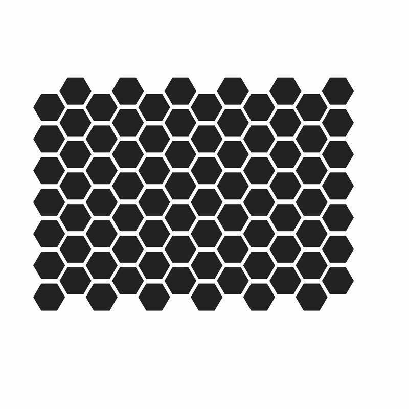 New Honeycomb Reflective Car Sticker, Waterproof Protective Decal for Motorcycle Helmet Bike Laptop ,auto Accessories