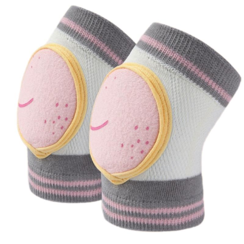 1 Pair User  Friendly Baby Knee Protective Sleeves Kneepads For Indoor Play Crawling Practice And First Step Safety