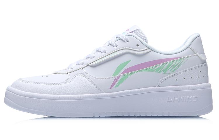 Li Ning Skateboard Shoes Women s Low Top White AGCR198-1 36