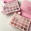 Sweetheart 20-Farve Øjenskyggepalette, Pudderbrun Mat & Shimmer, Glitrende & Levende, Alsidig Ny Ankomst til at Skabe et Elegant Makeup Look