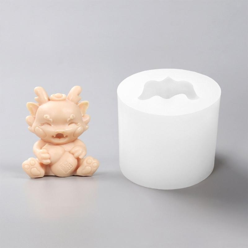 Baking Candle Mould Cute Castings Molds DIY 3D Silicone Mould Candle Silicone Handicrafts Moulds for Candle Making